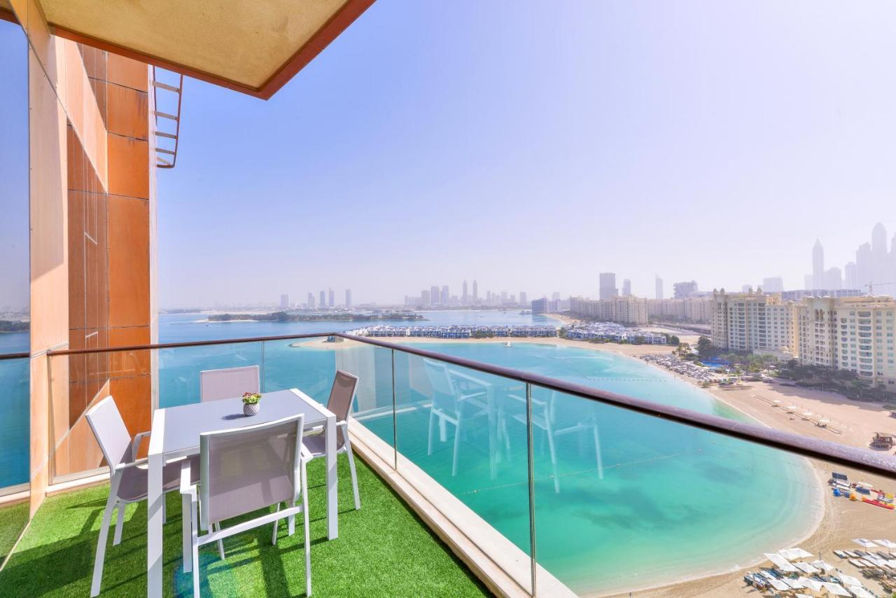 Ferienwohnung Tiara - Luxury Palm Jumeirah - Private Beach And Pool! Dubai Exterior foto